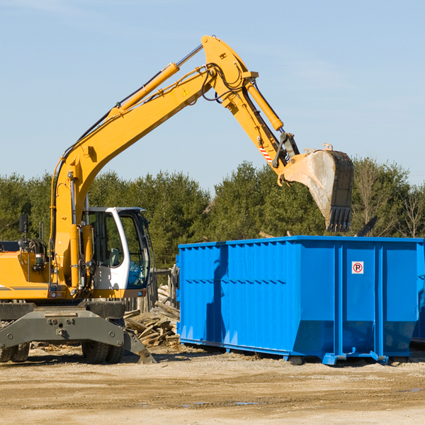 can i request a rental extension for a residential dumpster in Nahma Michigan